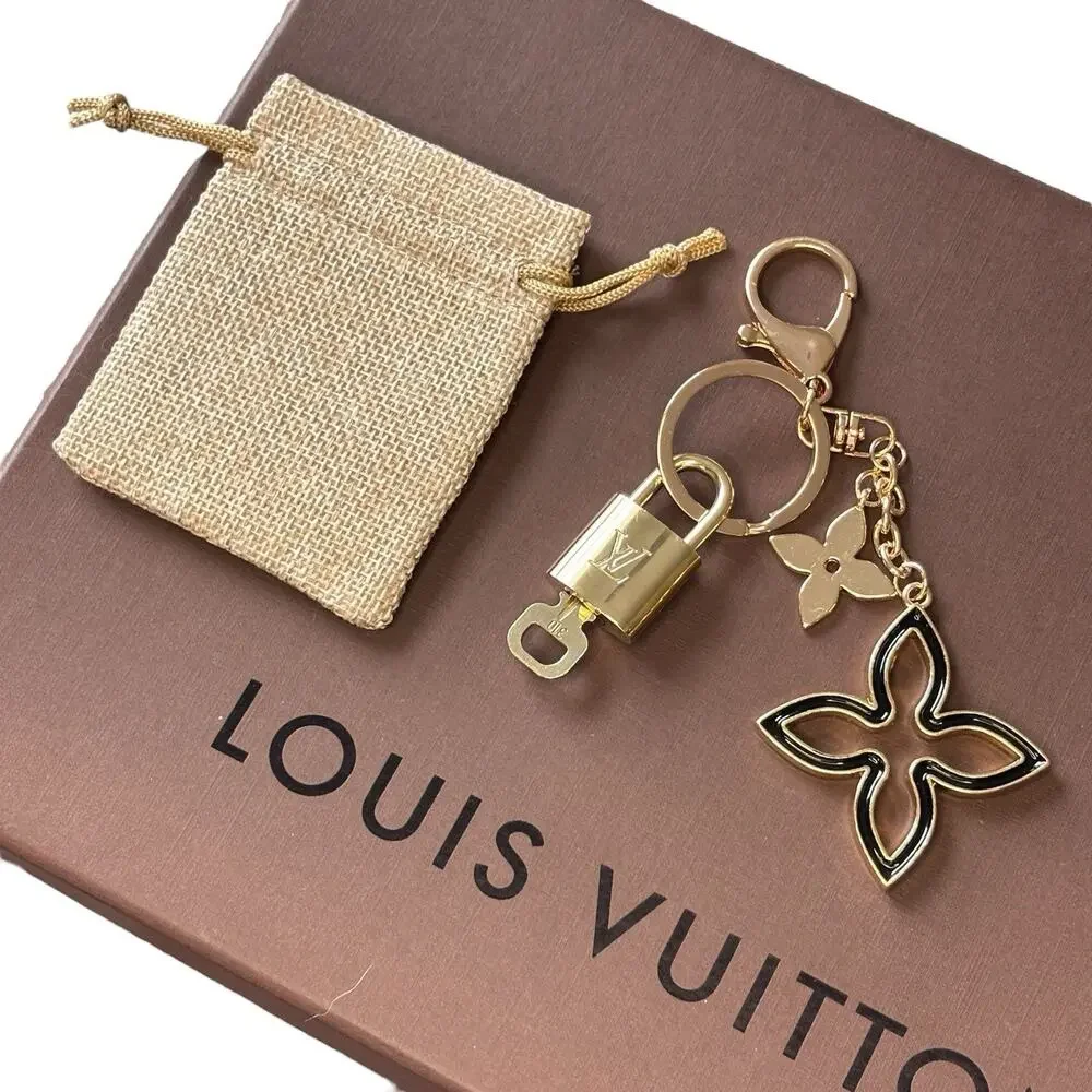 Authentic Louis Vuitton Lock & Key Set #310‎ On An Unbranded Keychain - Picture 2 of 8